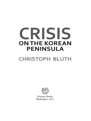cover image of Crisis on the Korean Peninsula